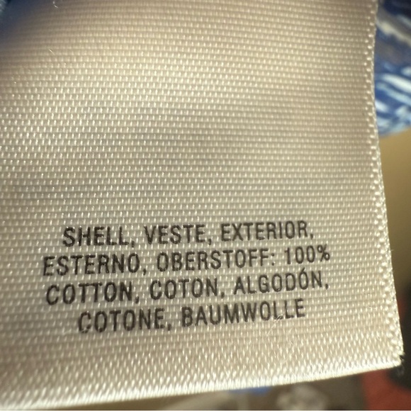 Anthropologie Maeve Boho Blue Island Orchid Split Neck Blouse Size US 6 - Picture 6 of 7